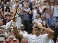 Roger Federer - Wimbledon 2017 - Festejo